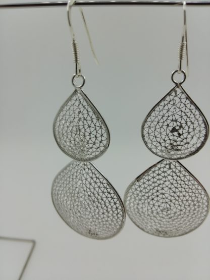 Silver Filigree Earrings - Image 5