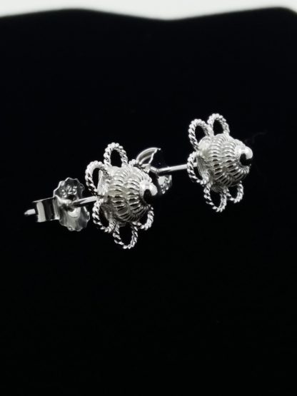 Silver Filigree Earrings - Image 3