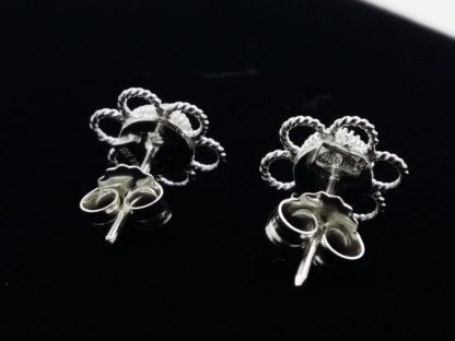 Silver Filigree Earrings - Image 2