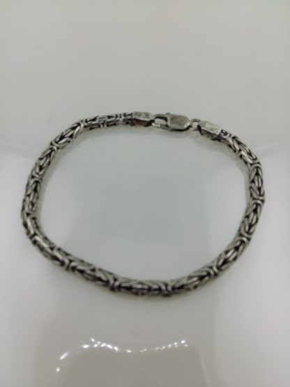 Sterling silver 925. byzantine bracelets . king's style