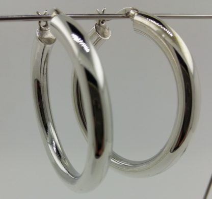 Loop Earrings silver 925 - Image 2