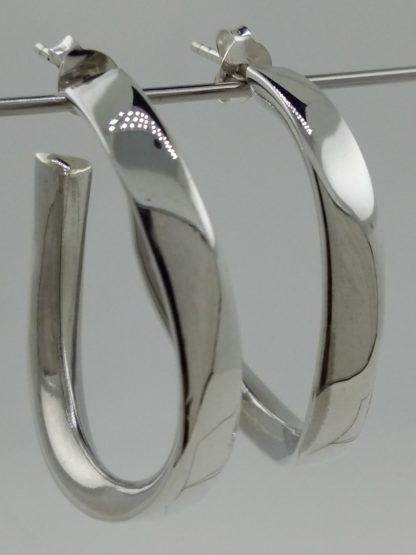 Sterling silver .925 fancy loop earrings