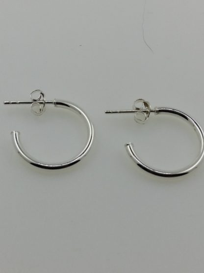 Sterling silver .925 loop earrings - Image 2