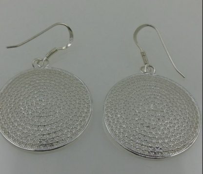 Silver filigree earrings - Image 5