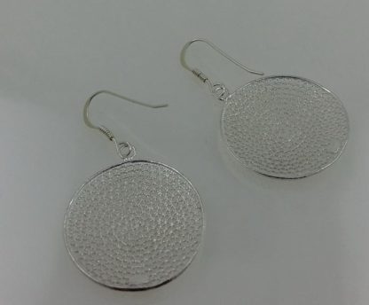 Silver filigree earrings - Image 3