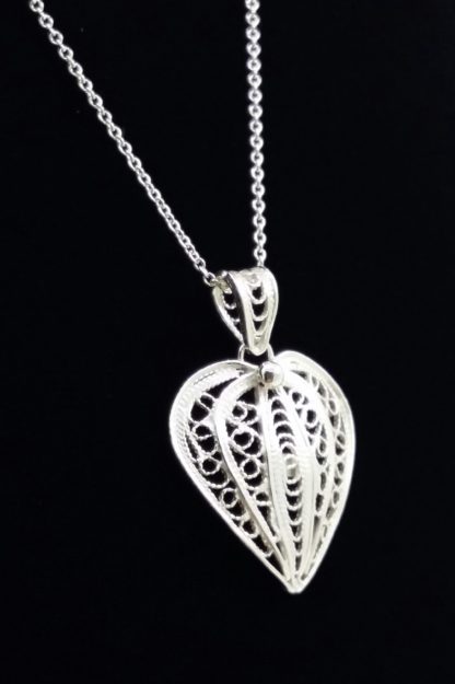 Filigree Hand Made .925 Sterling Silver Heat Pendants